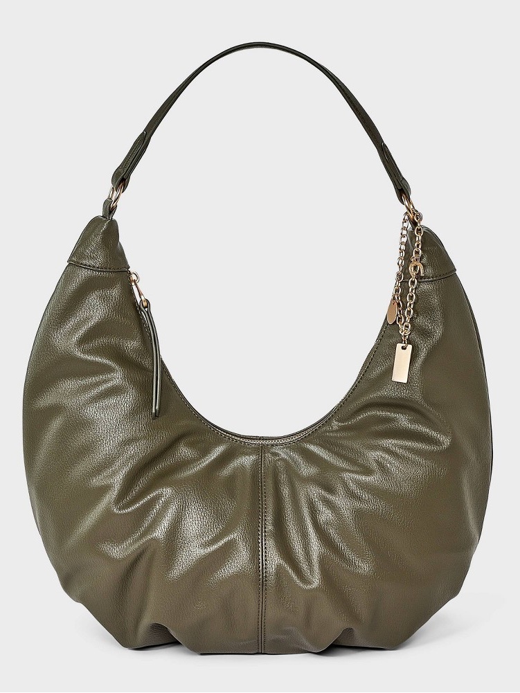 Oversized Crescent Shoulder Bag - Universal Thread Olive Green